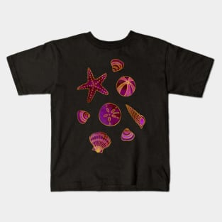 Beach Treasures - Red Kids T-Shirt